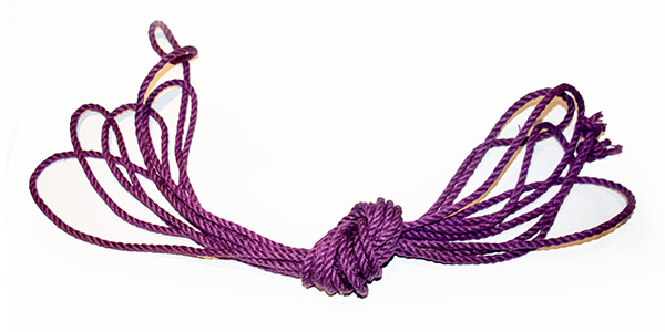 Corde de shibari violette